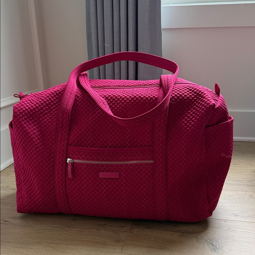 Vera Bradley Quilted Fuchsia Travel Large Duffel